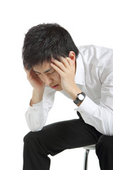 落ち込むビジネスマン