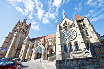 cathedral of Lausanne, Switzerland