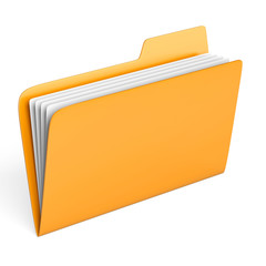 Yellow folder - 41805426