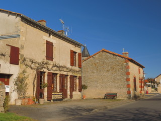 Village  de Bourg-Archambault ; Vienne ; Poitou-Charente