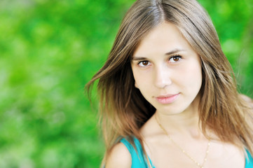 Fototapeta premium Beautiful woman face