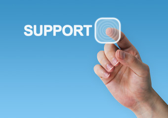 Fototapeta premium Support button