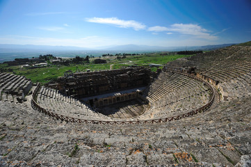 Antic theater at Hierapolis , Turkey