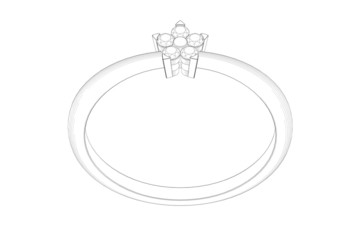 The beauty wedding ring