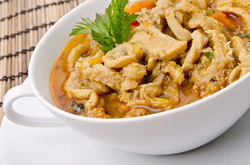 Traditional  tripe soup