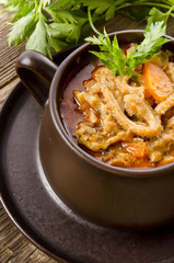 Traditional  tripe soup