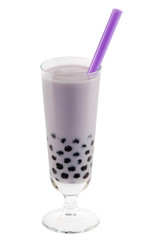 Bubble tea mit exaktem Beschneidungspfad