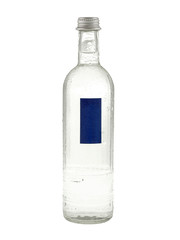 clear glass bottle