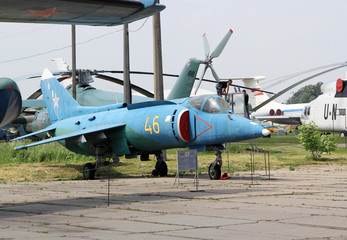 KIEV- MAY 16: Yak-38 Forger. Aviation Museum. 2012. Ukraine