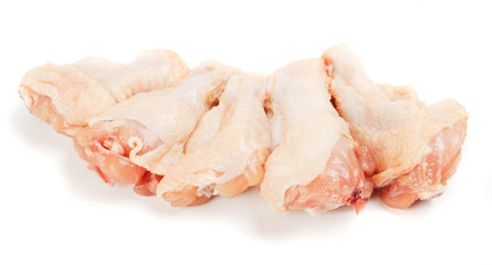Raw chicken wings