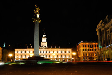 Fototapeta na wymiar Тбилиси,площадь Свободы