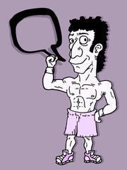 Strong character talking