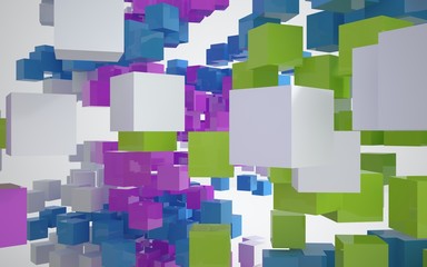 Color abstract architecture