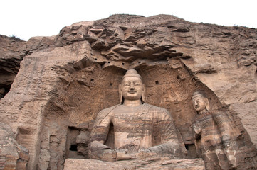 Giant Buddha at the Yungang Grottoes, Shanxi
