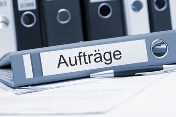 Aktenordner Aufträge