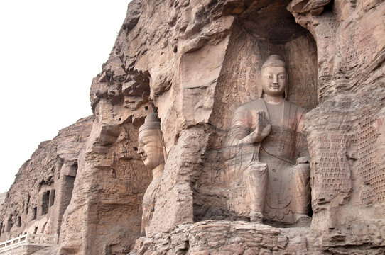 Fototapeta Yungang Grottoes, Datong, China