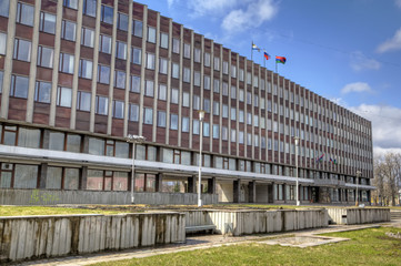 City Administration building in Petrozavodsk, Russia