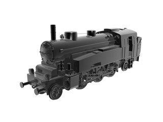 Fototapeta na wymiar retro steam train