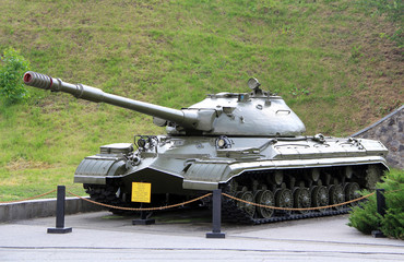 KIEV- MAY 16: Soviet tank T-10. War Museum. 2012. Ukraine