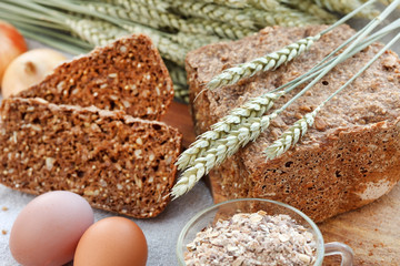 homemade traditional bread