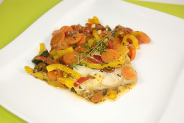 poisson aux légumes
