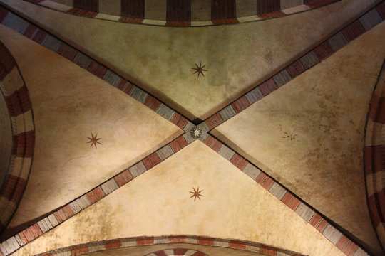 Staffarda Abbey Ceiling ( Rosta,Italy )