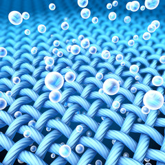 Textilreinigung mit Waschmittel