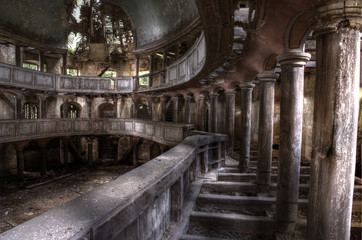 Ruins of the opera building hdr