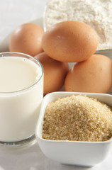 milk sugar egg products