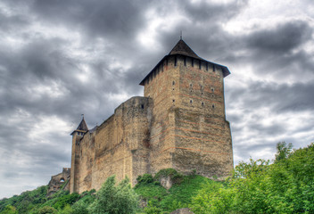 Khotyn Fortress, Ukraine. HDR image