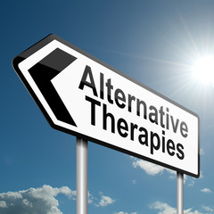 Alternative therapies concept.