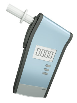 Breath analyzer for measuring blood alcohol content