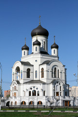 Fototapeta na wymiar Church in Mytischy Russia