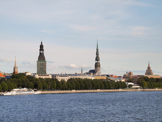 Sight of Old Riga in Latvia