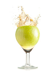 Obraz na płótnie Canvas apple juice