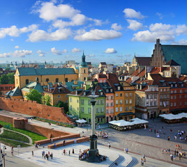 Warsaw castle square