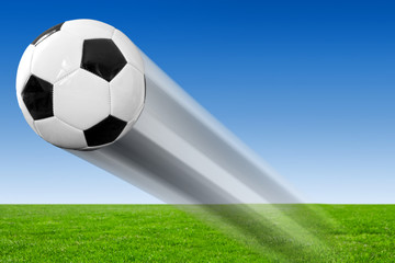 Fußballspur