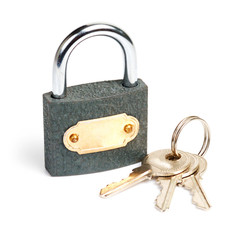lock with three keys