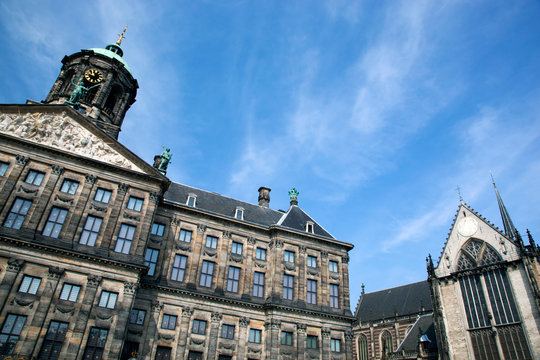Royal Palace in Amsterdam, Netherlands