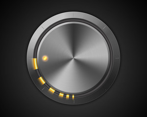 User Interface Einstellkn&ouml;pfe LED orange