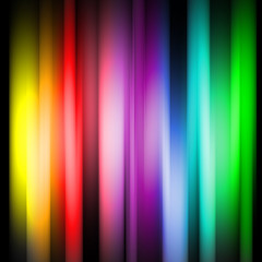 Rainbow abtract background on black background