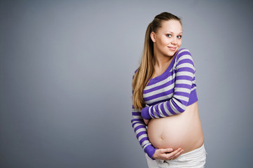 pregnant woman III - obrazy, fototapety, plakaty