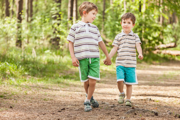 Two brother boys