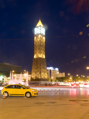 Clock Tower ave Habib Bourguiba Ville Nouvelle Tunis Tunisia Afr