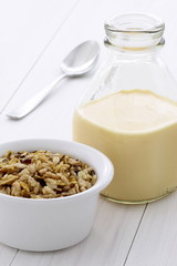 Delicious and healthy muesli or granola