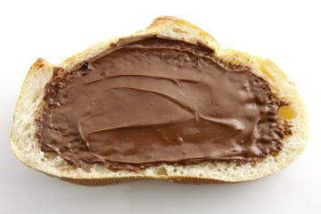 Tartine au chocolat