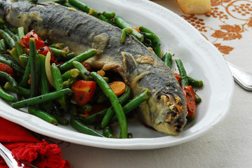 鲭鱼 Sgombro ai fagiolini Maquereau Mackerel