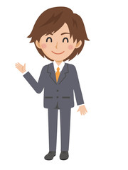 笑顔のビジネスマン