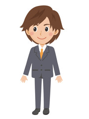 立つビジネスマン