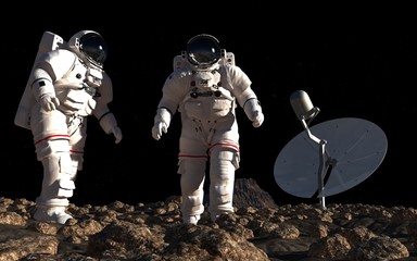 The astronauts © Kovalenko Iurii